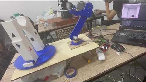 4-DOF Robotic Arm with Vision-Based Inspection