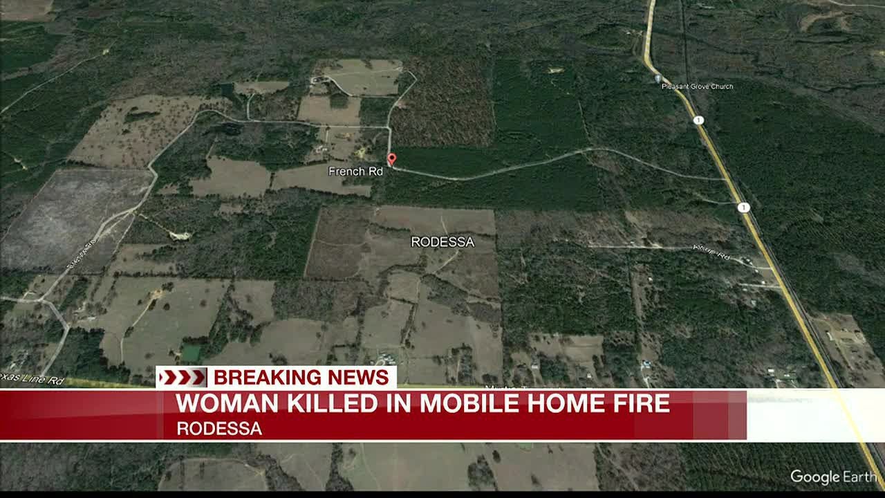 Woman killed in mobile home fire - YouTube