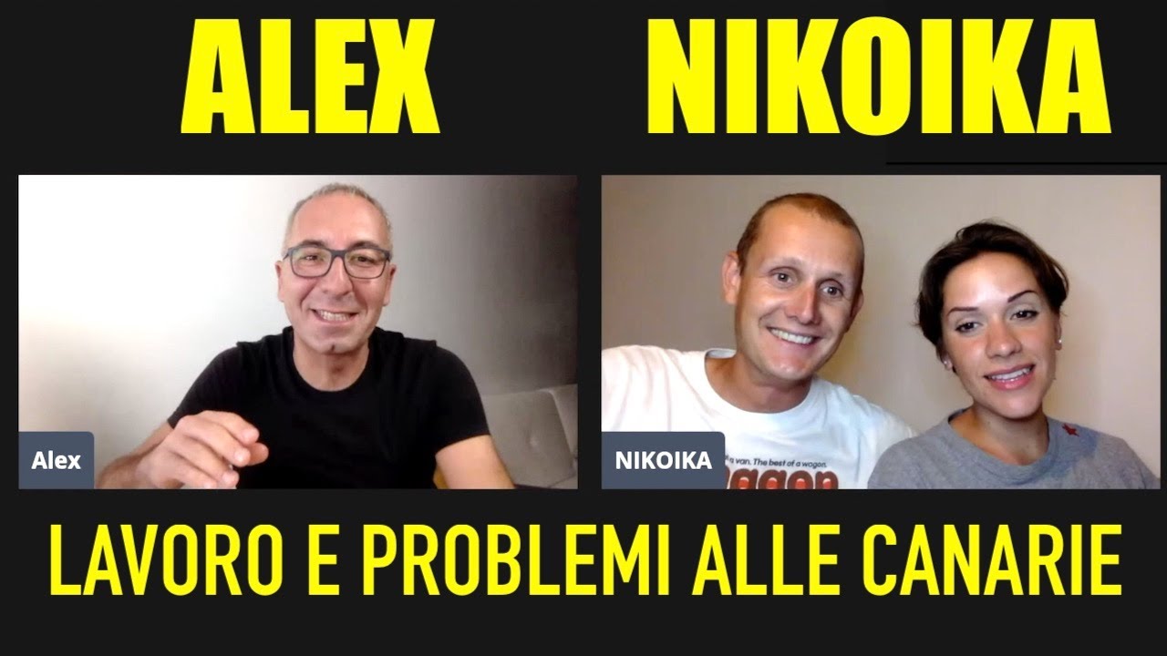 Lavoro e problemi alle Canarie. Da Tenerife a Fuerteventura con NIKOIKA !