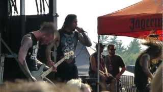 As I Lay Dying - Cauterize (New Song) - Mansfield, MA August 3, 2012 Comcast Center Mayhem Festival