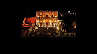 Efes Antik Kenti Gece Bir Başka Güzel