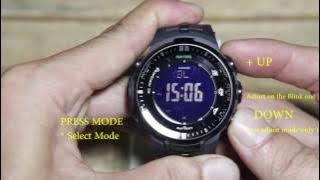 Casio Protrek PRW-3000 basic setting