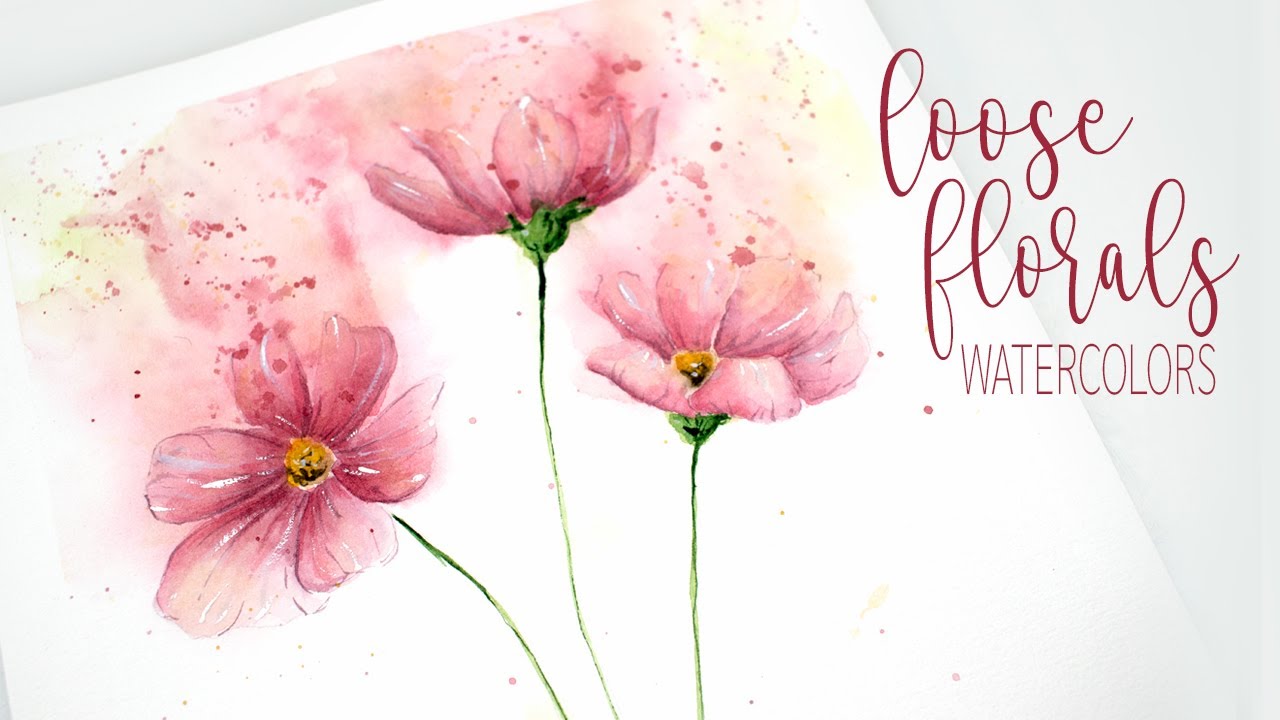 The Brush Does the Work: Painting Watercolor Flowers