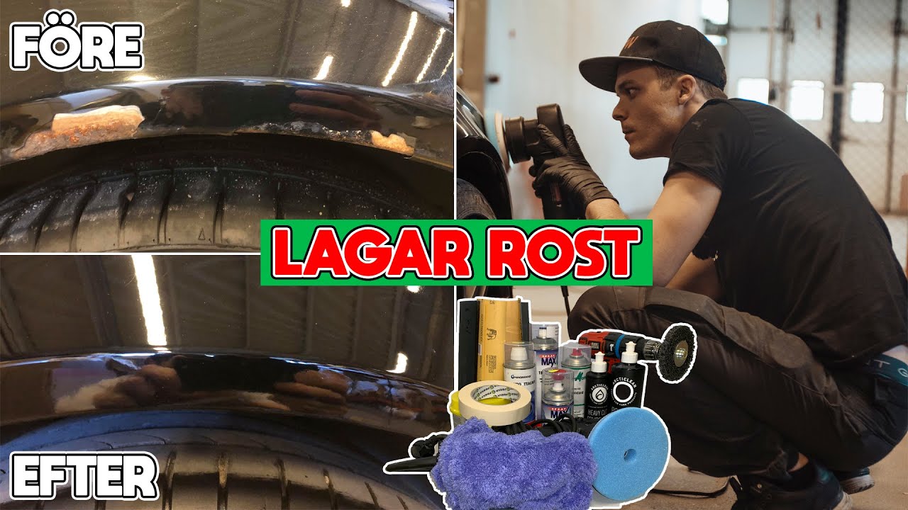 laga rostskador själv