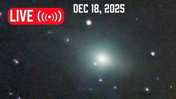 LIVE: Comet 3I ATLAS — Live Imaging | Real-Time Interstellar Visitor