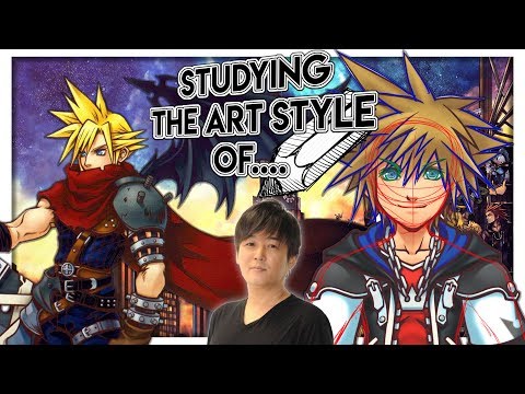 Studying the Art Style of....Tetsuya Nomura!(Kingdom Hearts, Final Fantasy)