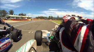 Race Start & Drag Race between Rotax & IAME X30