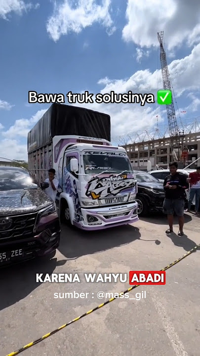 PARTICIPATING IN THE DIESEL WAR EVENT WITH A TRUCK??? #shorts #trukmania #wahyuabadi #cantermania...