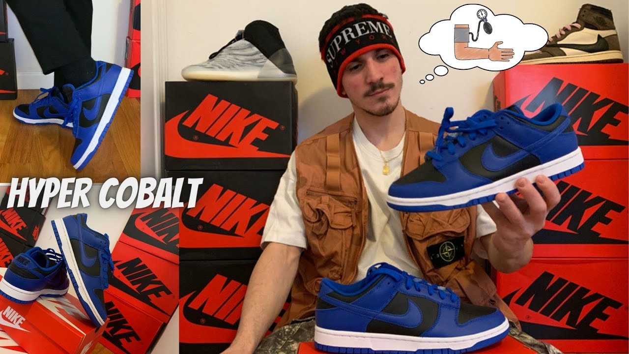 cobalt dunks on feet