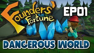 Founders Fortune a Dangerous World | Colony Simulation Game | EP01