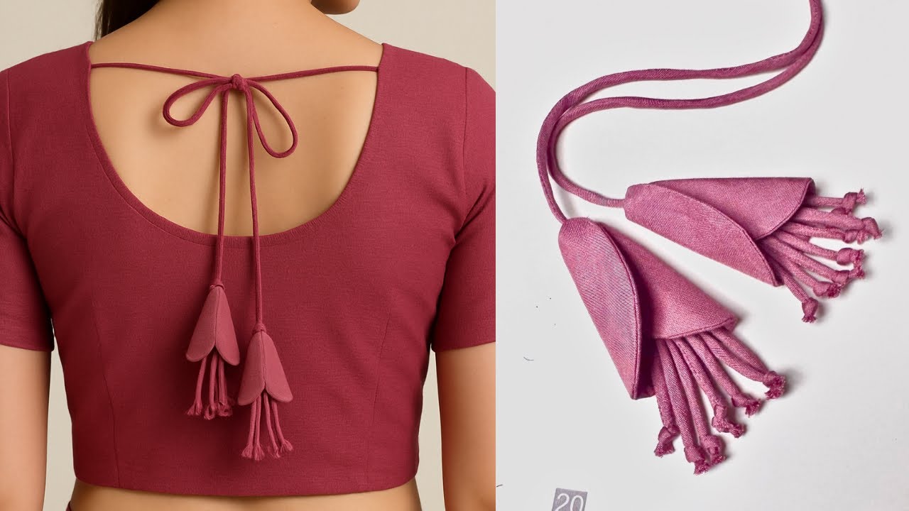 DIY: Easy and Beautiful Blouse Latkan | Latkan Banane Ka Tarika | Latkan Design