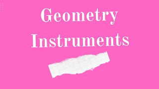 Geometry Toolkit: Exploring Essential Instruments for Shapes