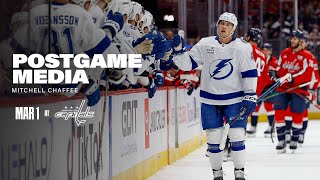 Mitchell Chaffee | Postgame at Washington | 3.1.25