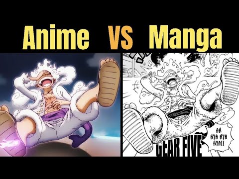 GEAR 5 One Piece Episode 1071 Anime VS Manga 