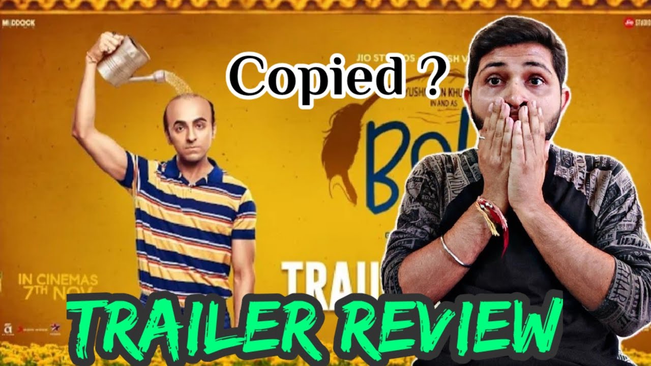 Bala Official Trailer | Trailer Review And Reaction | Ayushmann Khurrana | Bala vs Ujada Chaman |
