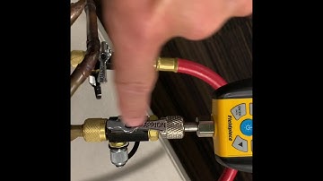 Certifying we passed the vacuum decay 10 minute micron test using the Fieldpiece SVG3