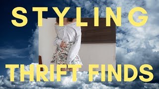 Styling Thrift Finds! (Thrift Haul/Try-On)