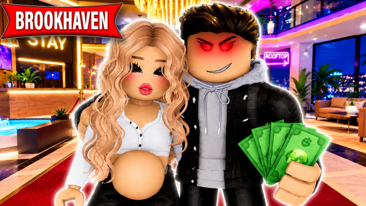 Jsem TĚHOTNÁ s PODVODNÍKEM 😱🤰| PART 1/4 | Roblox Brookhaven Rp 🏡
