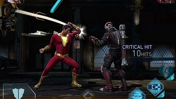 Injustice 2 mobile : Infinite Combo with King & Shazam