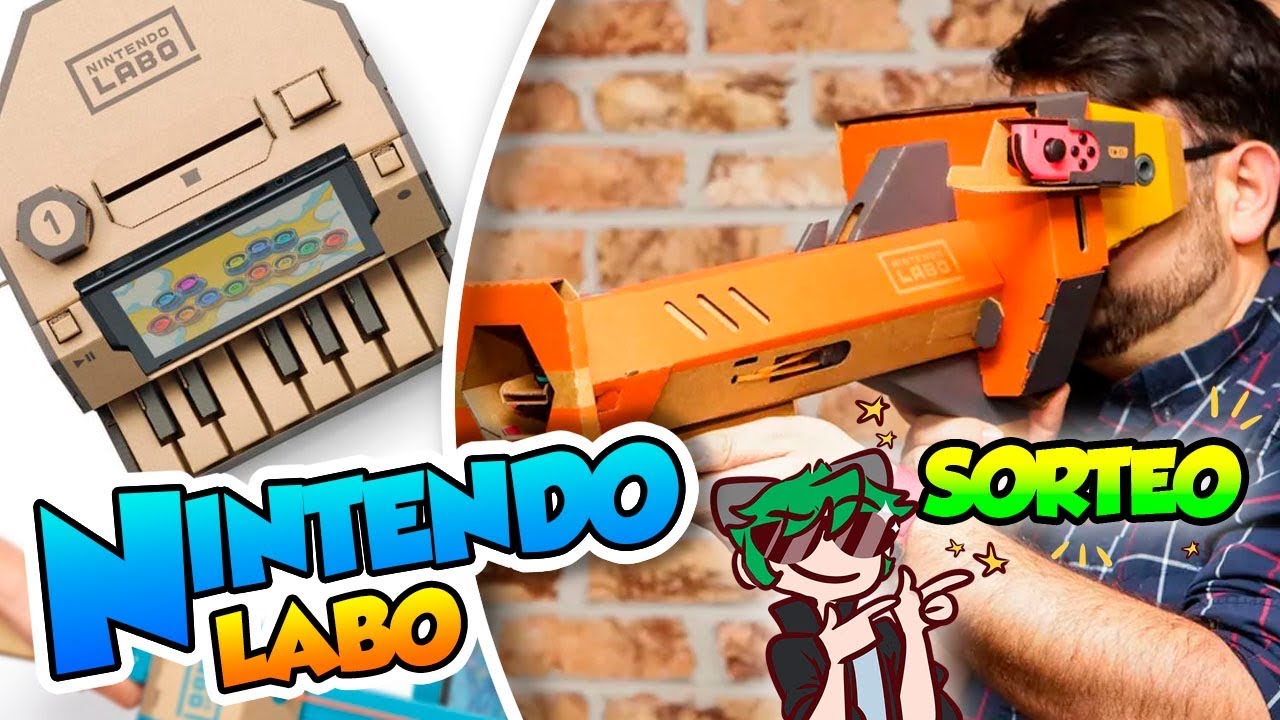 Sábana Crudo Redondear a la baja Así funciona el kit basico de Nintendo Labo VR! (SORTEO KIT VR COMPLETO) -  YouTube