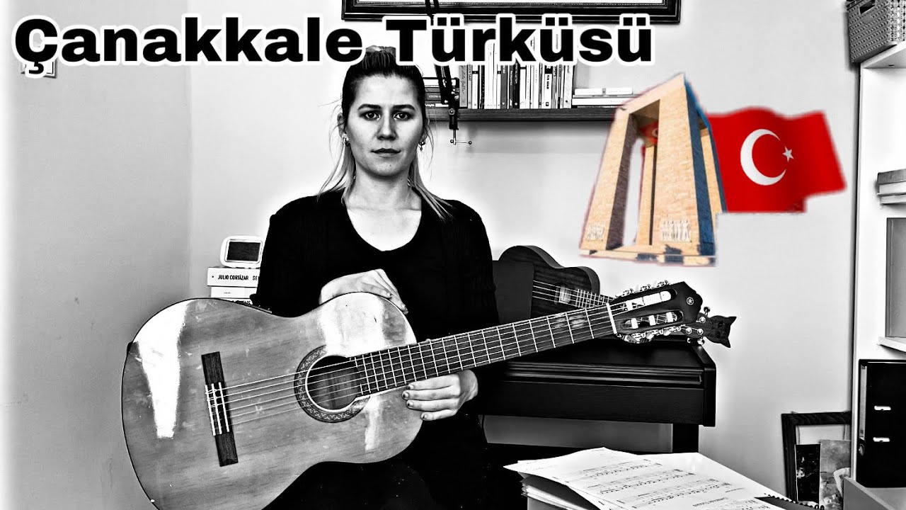 Çanakkale Türküsü 🇹🇷 Tab Ritim Arpej İle Çalınışı 🎸