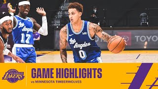 HIGHLIGHTS | Kyle Kuzma (20 pts, 3 blk) vs Minnesota Timberwolves