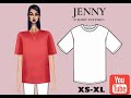 How to sew T-SHIRT easy T-shirt PDF Oversized Women Tee Sewing Pattern  Oversized