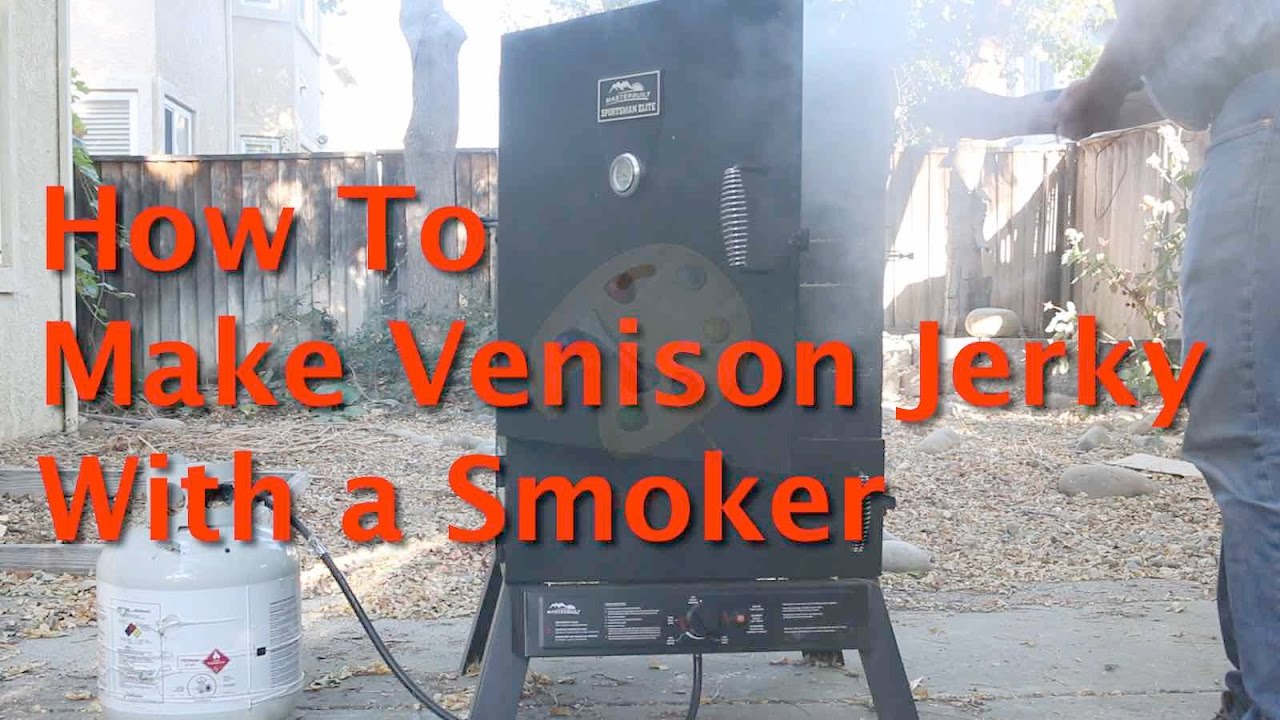 Making Venison Jerky in a Smoker! YouTube
