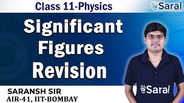 Error in Measurement: Significant Figures Revision - Physics Class 11, JEE, NEET