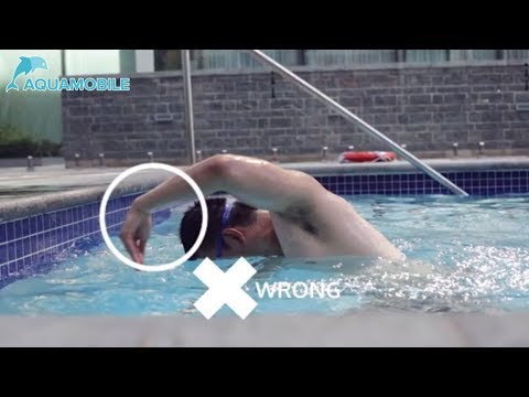 How to Swim Freestyle: How to Correct a Bent Wrist