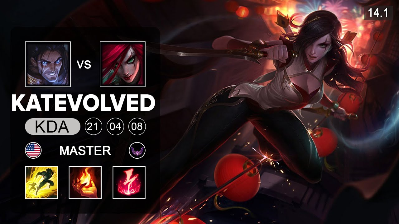KatEvolved Katarina vs Sylas Mid - NA Ranked - Patch 14.1 Season 14