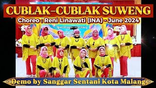 Download lagu CUBLAK-CUBLAK SUWENG Line Dance/Choreo Reni Linawati(INA)-June 2024/Demo sanggar Sentani Kota Malang