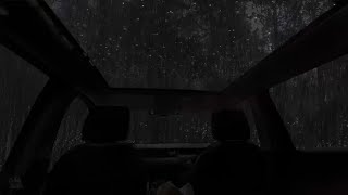 Отступление дождливой ночи: обретение покоя и утешения в комфорте стационарного автомобиля