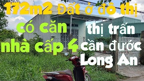 (đất và nhà đã bán)THỔ CƯ VÀ NHÀ CẤP 4, THỊ TRẤN CẦN ĐƯỚC LONG AN.