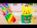 Delicious KitKat Cake🍰Rainbow Birthday Ice Cream vs KitKat Cake🍰ASMR Miniature Pikachu Cake Magic