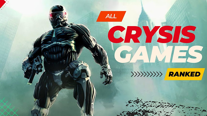 Đánh giá các phần game crysis