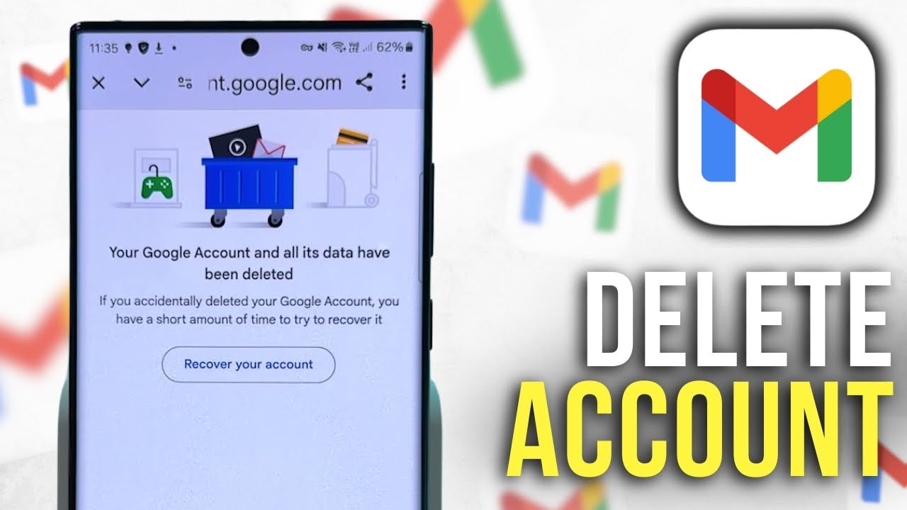 How to Permanently Delete Your Gmail Account - YouTube