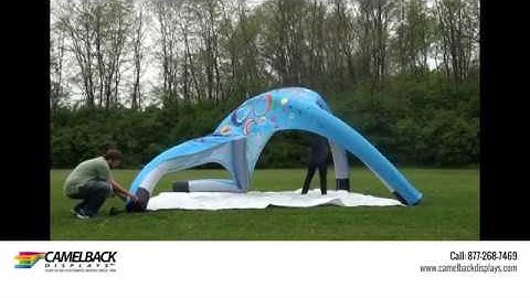 10ft Inflatable Dome Tent Setup Instructions