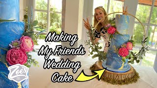 Making My Friends Wedding Cake 👰♀️ 💒