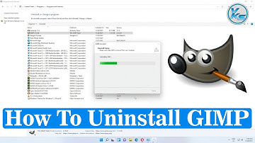 ✅ How To Uninstall GIMP On Windows 11/10