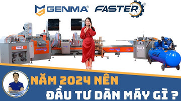 Dàn Máy Cắt Nhôm 2 Đầu Faster F99 Mới Nhất 2024 | Khương Faster