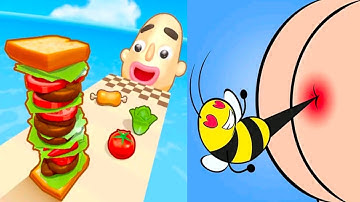 Help Me Tricky Story vs Sandwich Runner - All Levels Gameplay (Android,iOS) Part 2