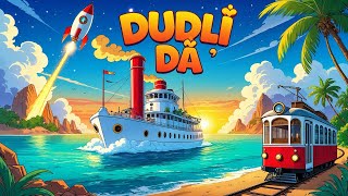Stroje jedou cink cink a vrr vrr 🚀🛳️ | Dětská písnička o strojích