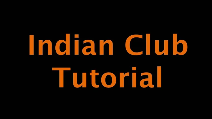 Full Hans Reuter Indian Club Tutorial