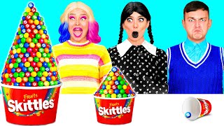 Download Lagu Tantangan Plat Besar, Sedang, dan Kecil | Situasi Makanan Lucu BaRaFun Challenge MP3