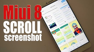 Xiaomi MIUI 8 Scroll Screenshot Feature Demo