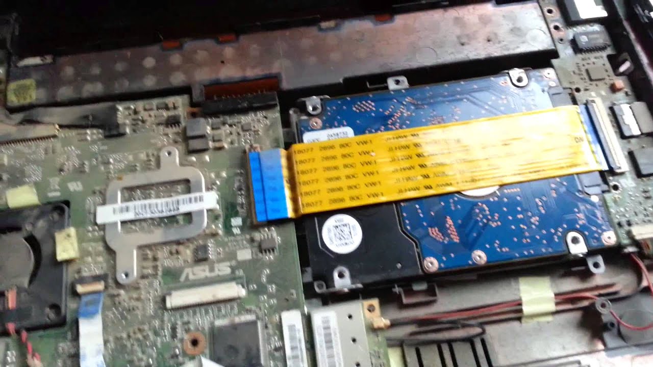 ремонт нетбука asus - YouTube