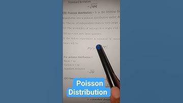 Poisson Distribution Mathematical Physics #csirnet