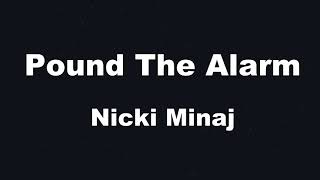 Karaoke♬ Pound The Alarm - Nicki Minaj 【No Guide Melody】 Instrumental