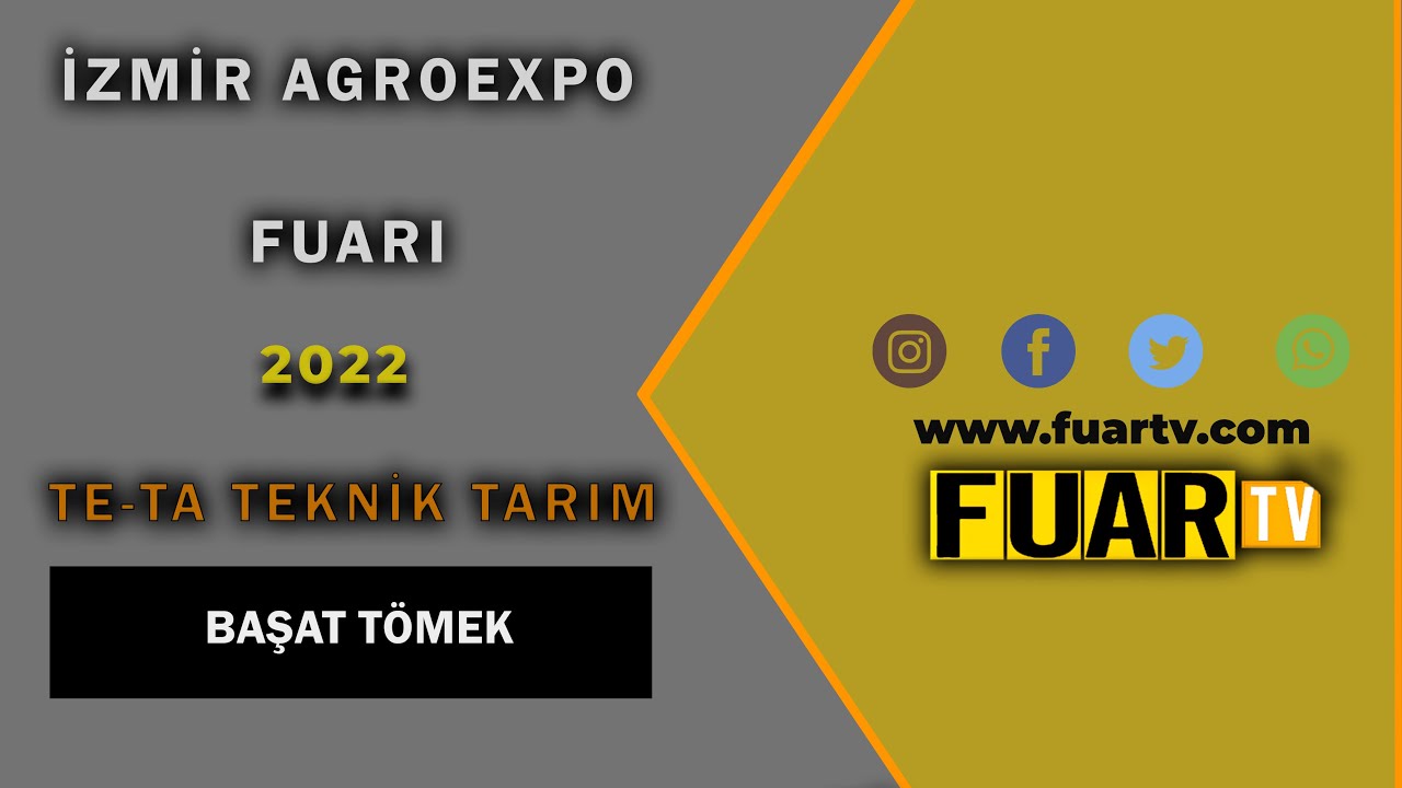 İZMİR AGROEXPO FUARI - TE-TA TEKNİK TARIM